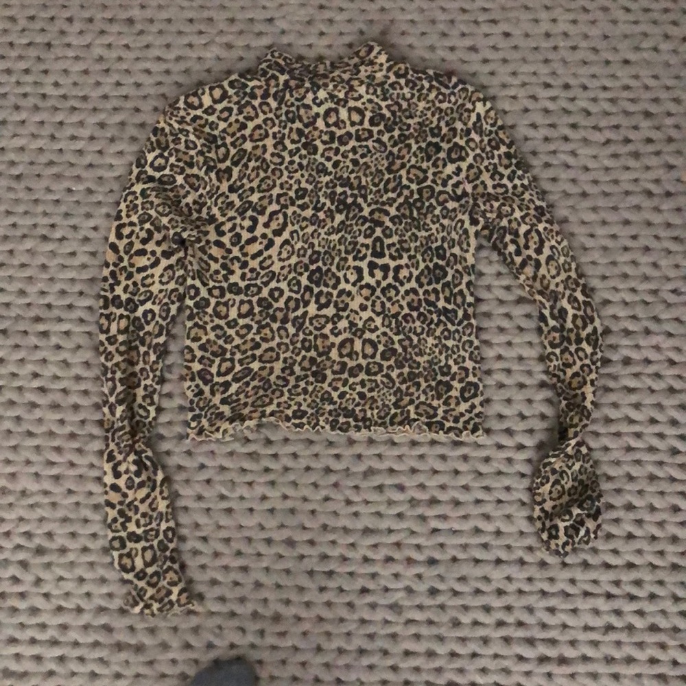 Cheetah Turtle Neck
